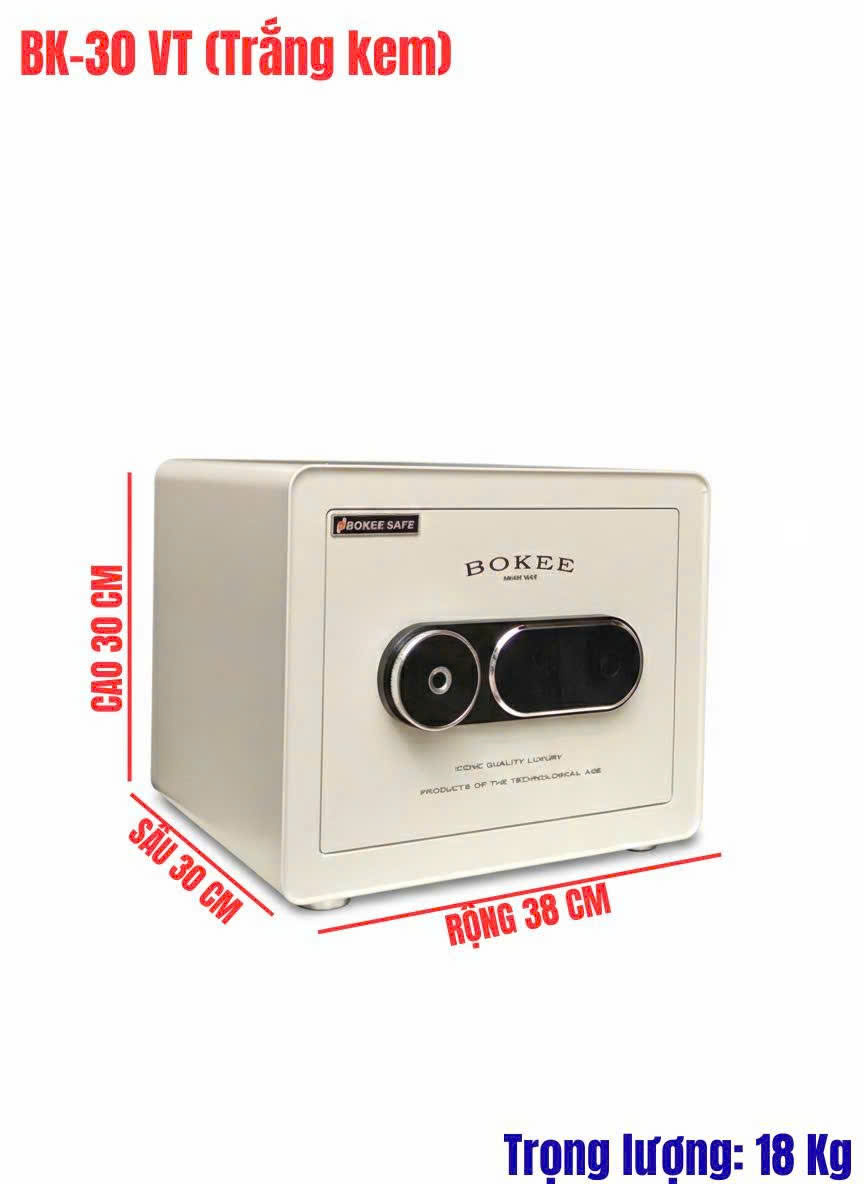 Két Sắt Thông Minh BK30VT Màu Kem